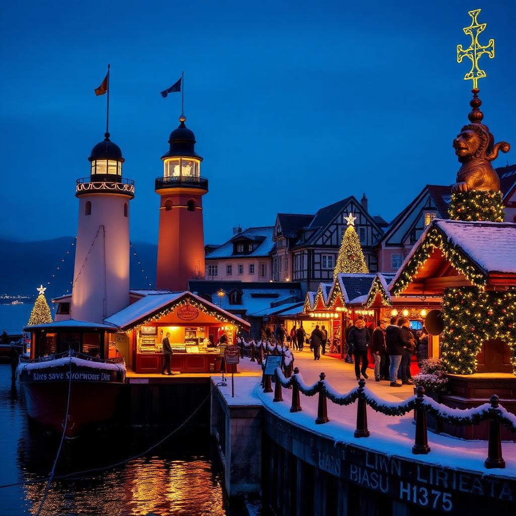 Lindau — Mercatini di Natale sul Lago di Costanza